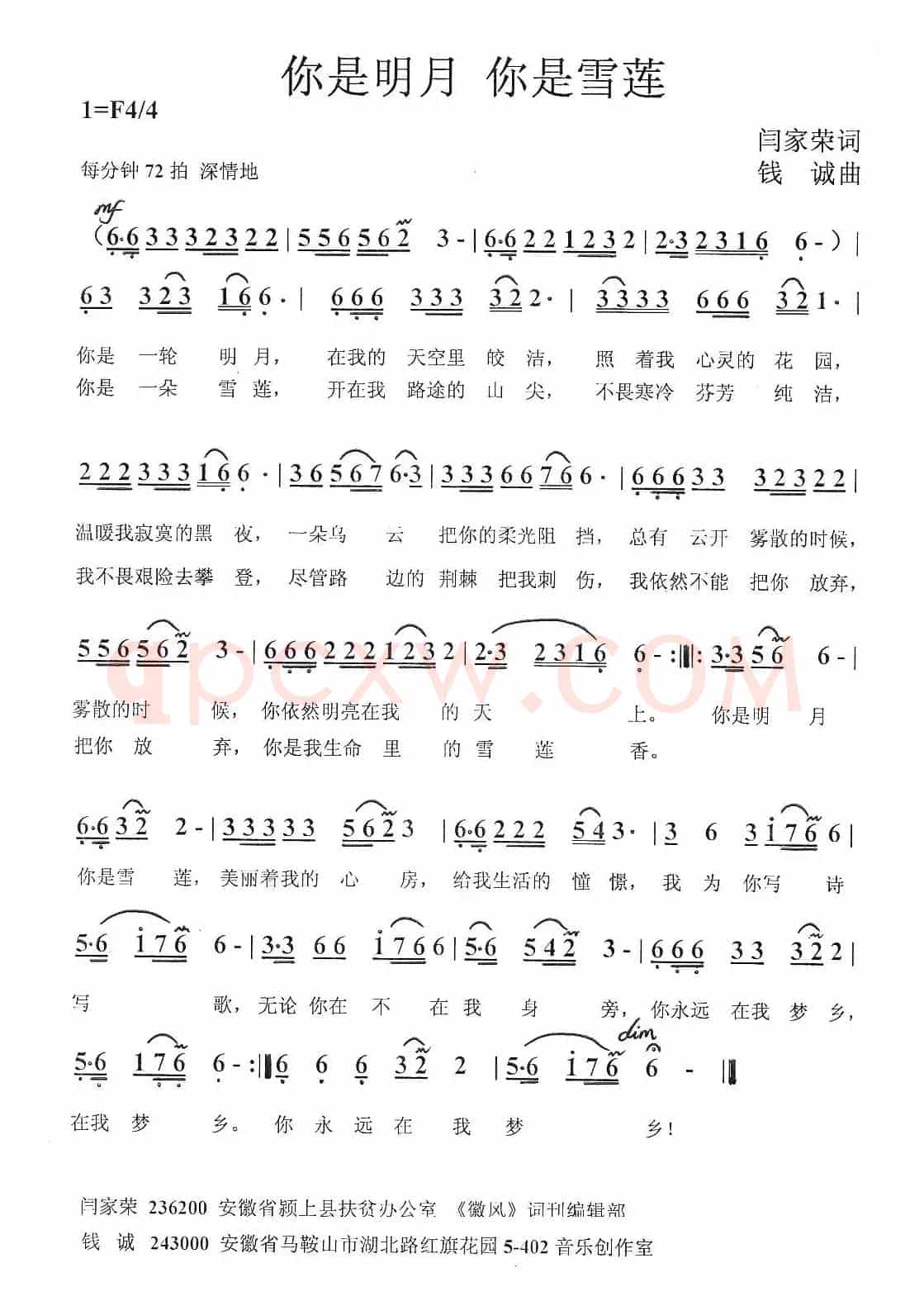 你是明月 你是雪莲