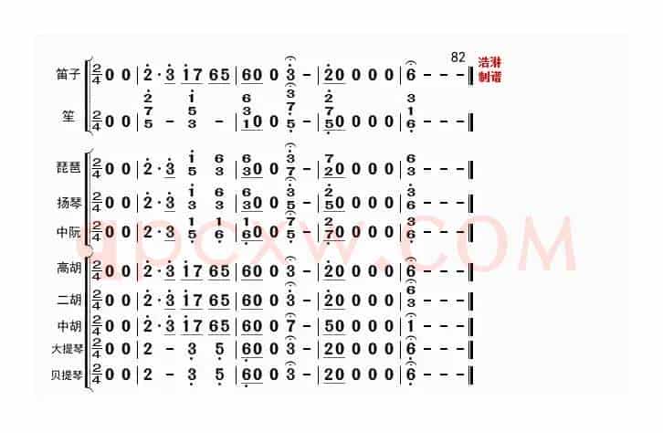 沁园春 雪（总谱）