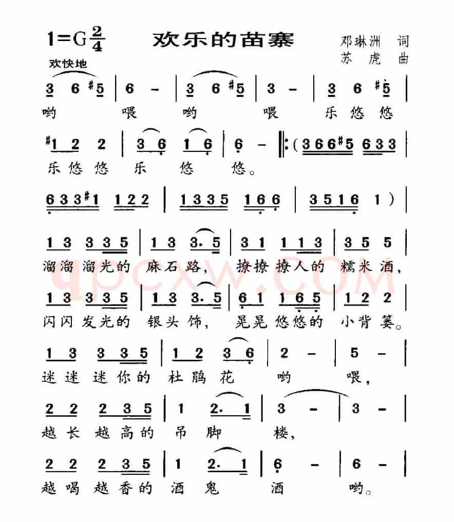欢乐的苗寨