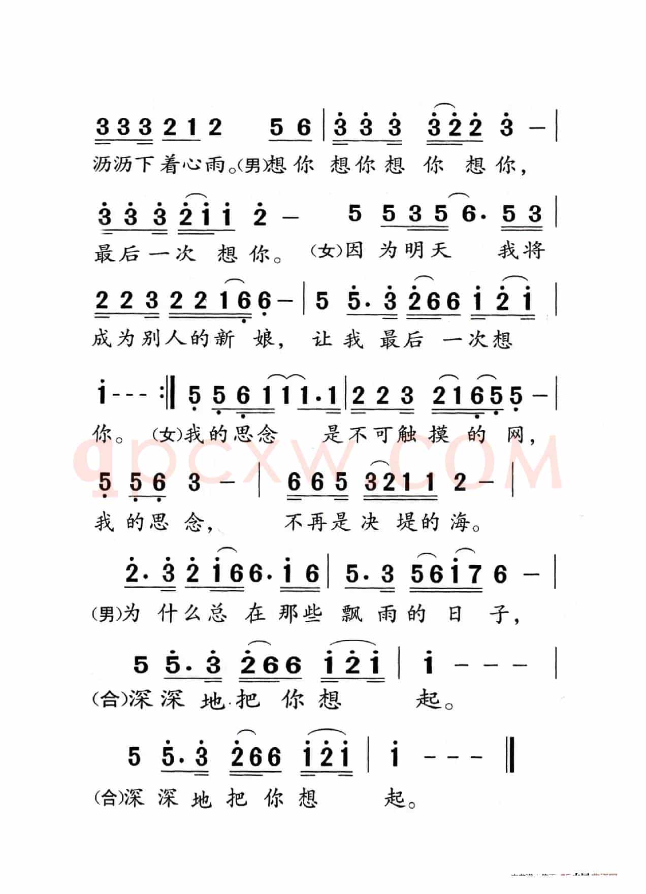 心雨（老人适用）