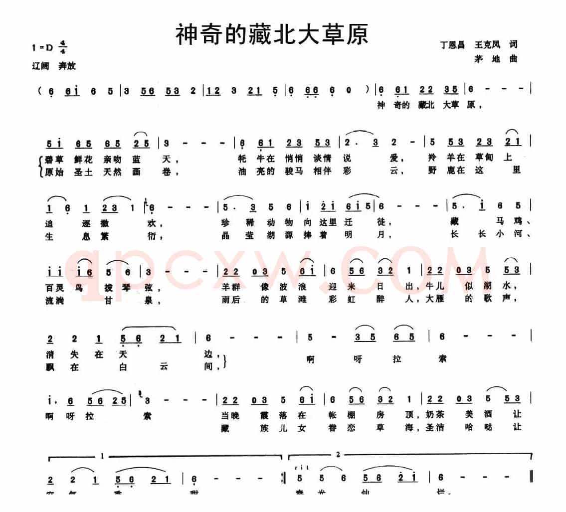 神奇的藏北大草原