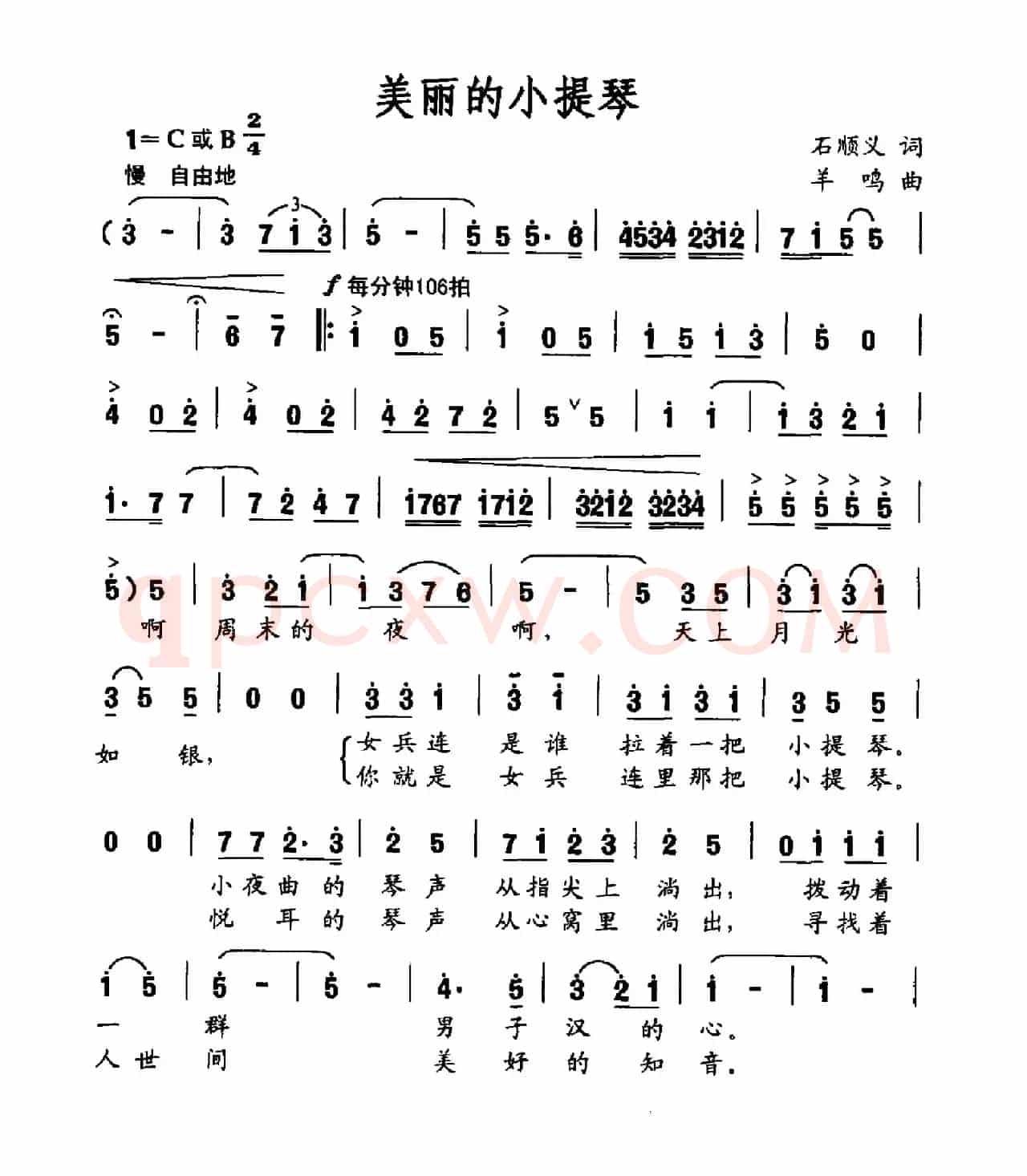 美丽的小提琴