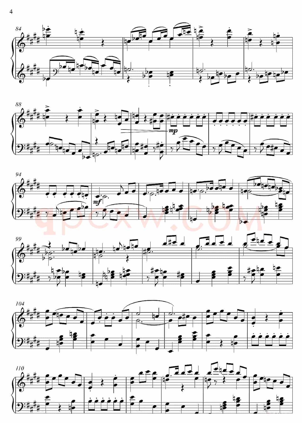第22钢琴奏鸣曲“信仰”Piano Sonata No`22（四个乐章）