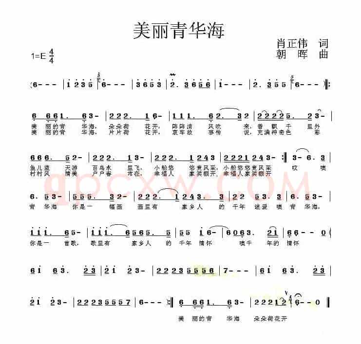 美丽青华海