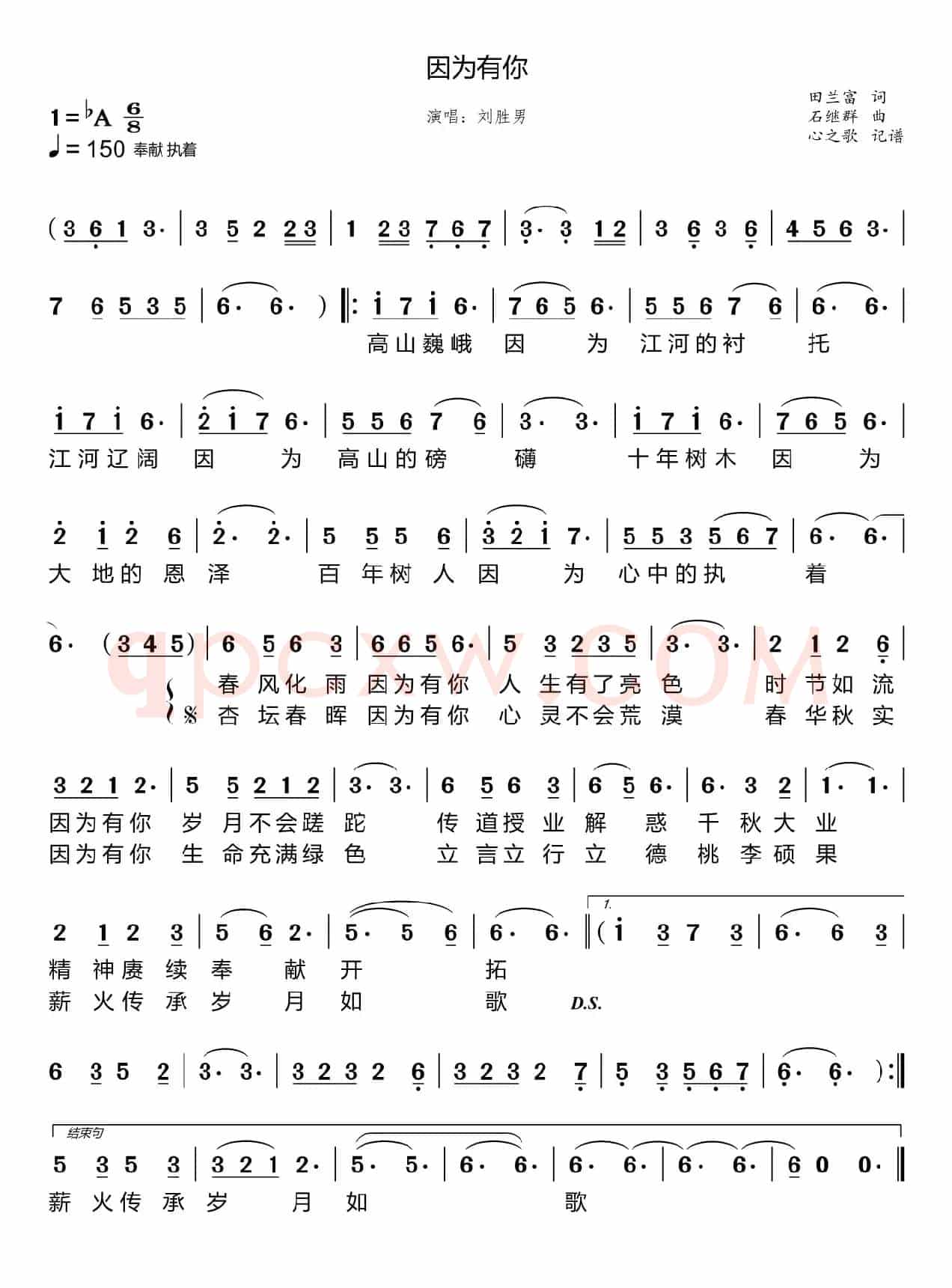 因为有你（刘胜男）