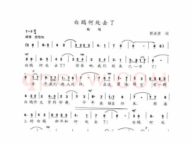白鸥何处去了