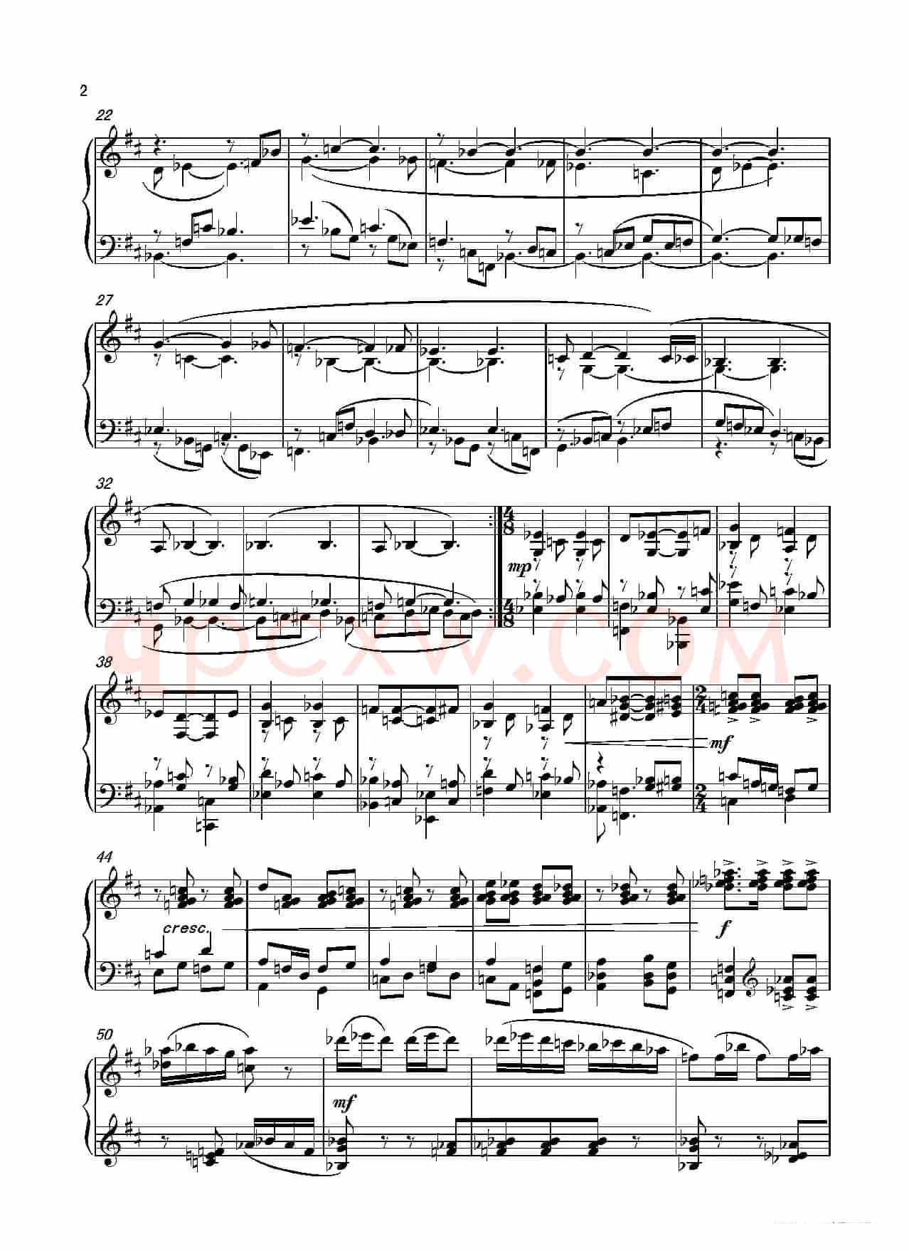 第二钢琴奏鸣曲Piano SonataNo.2