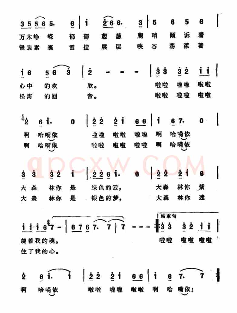 森林四季（电视艺术片《呼伦贝尔情》选曲）