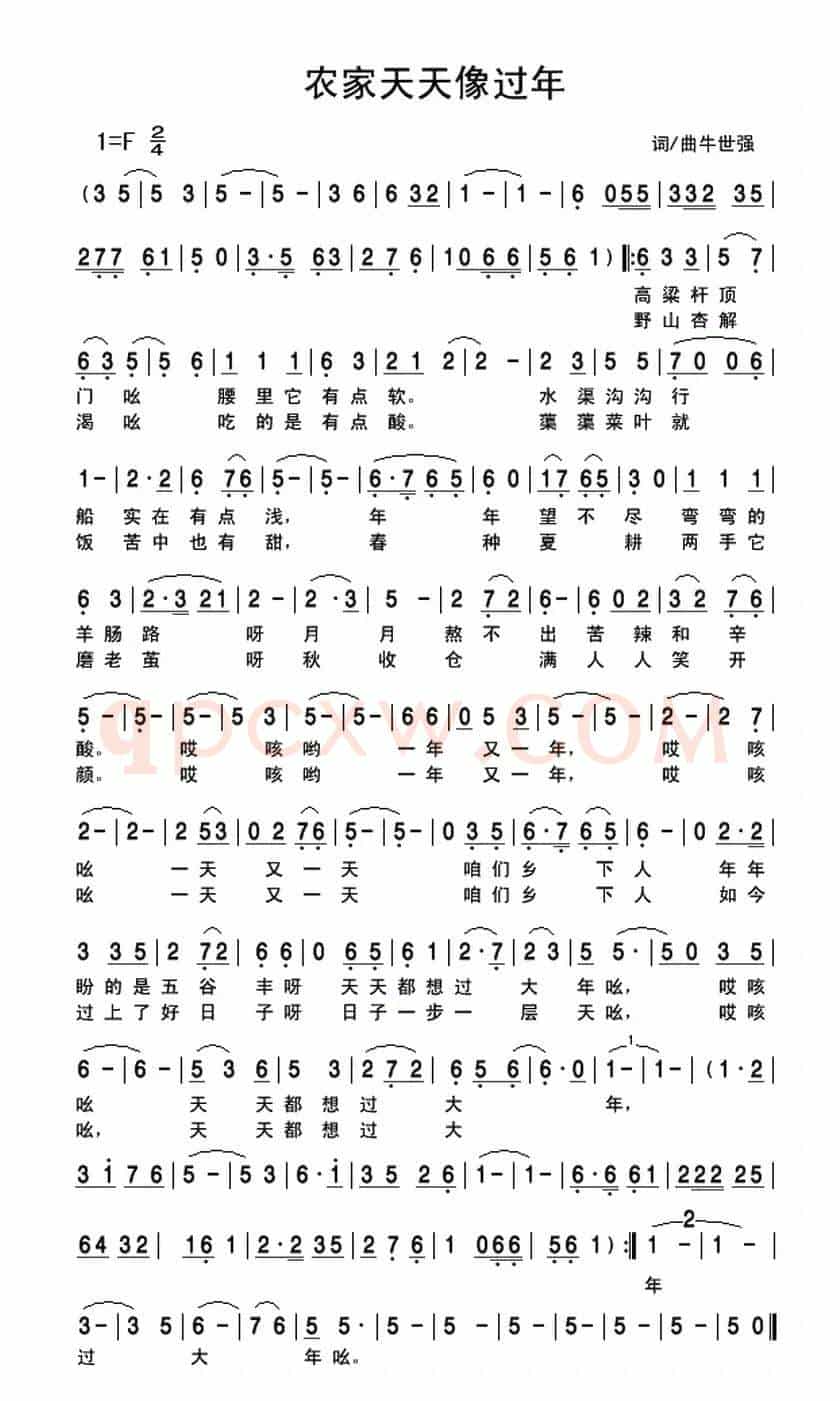 农家天天像过年