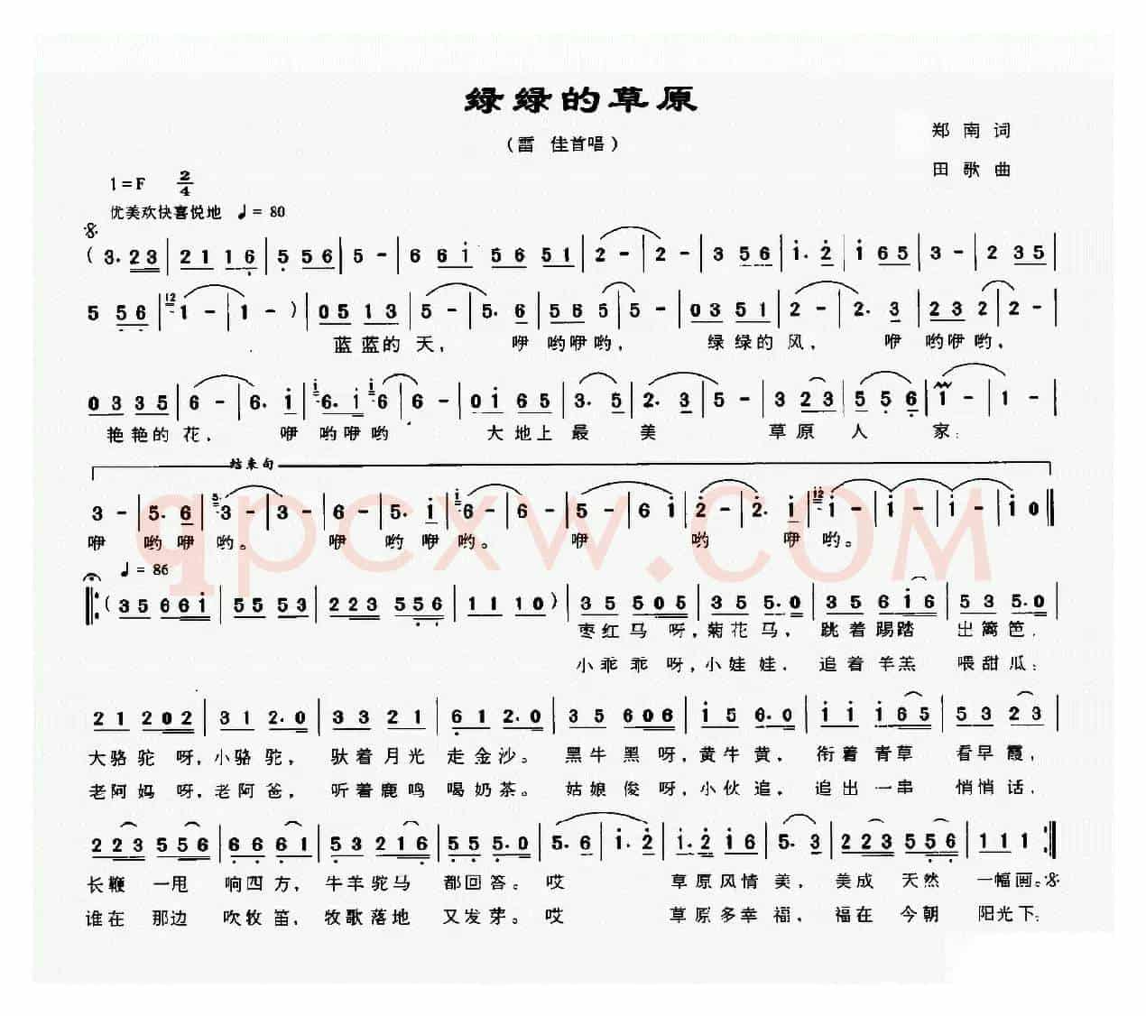 绿绿的草原
