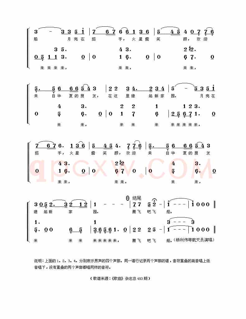 我们是中国的航天员
