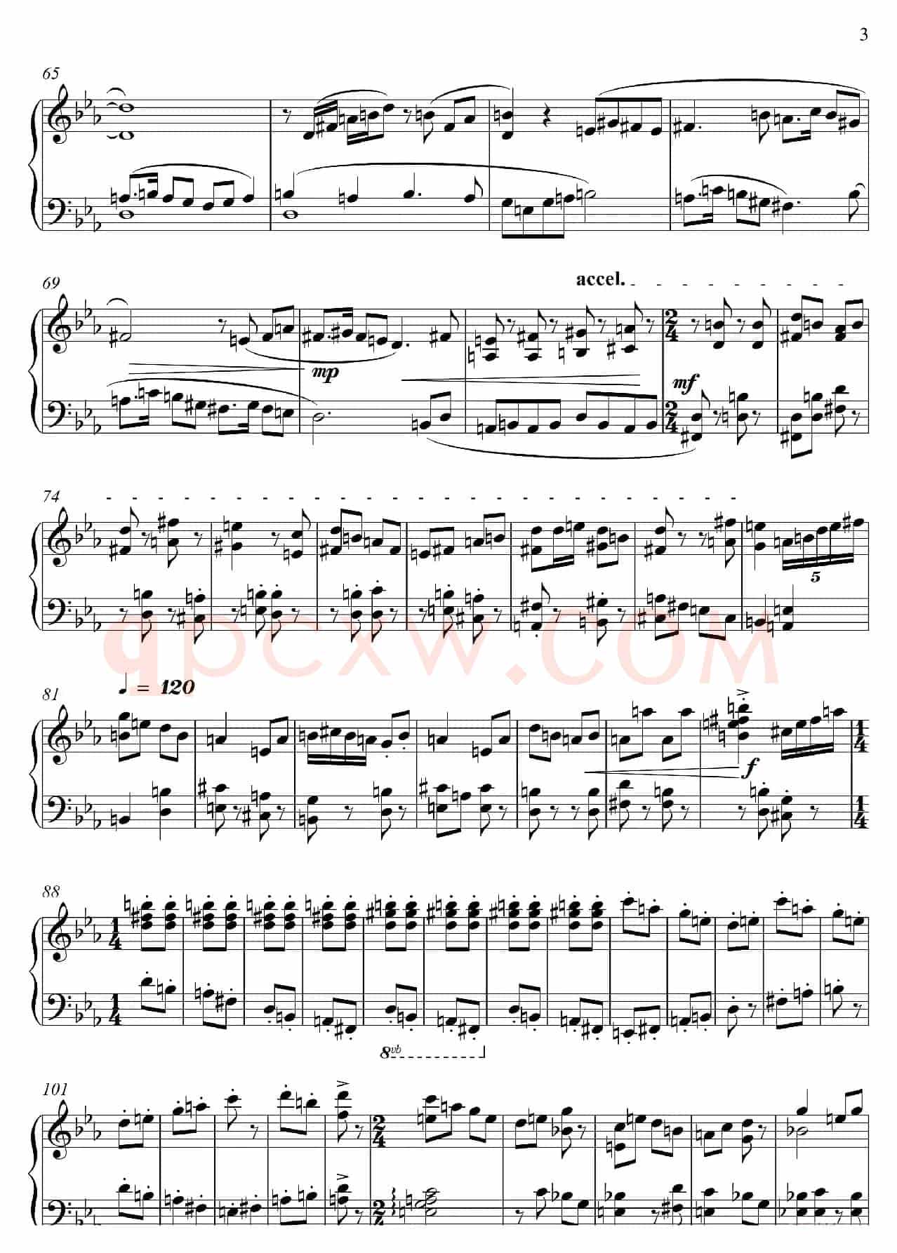 第23钢琴奏鸣曲“高甲缘”Piano Sonata No·23（三个乐章）