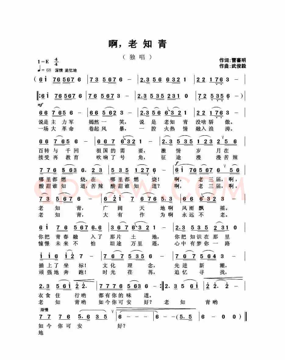 啊，老知青