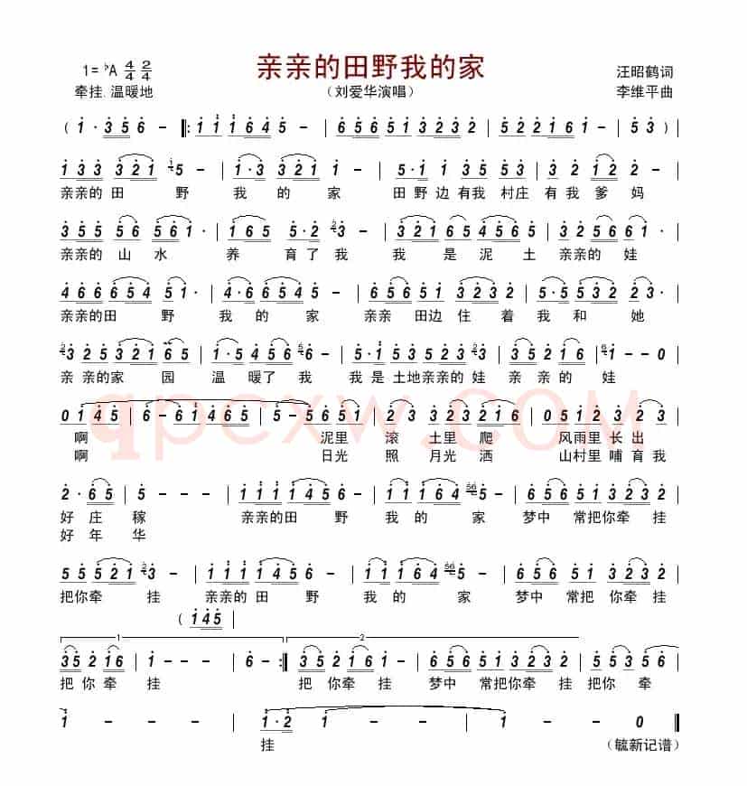 亲亲的田野我的家