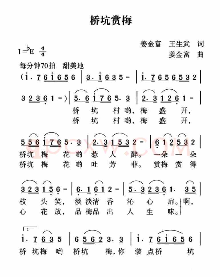桥坑赏梅