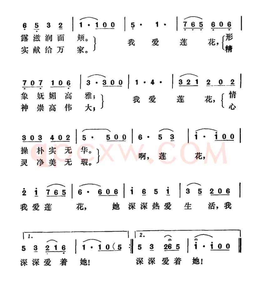 我爱莲花