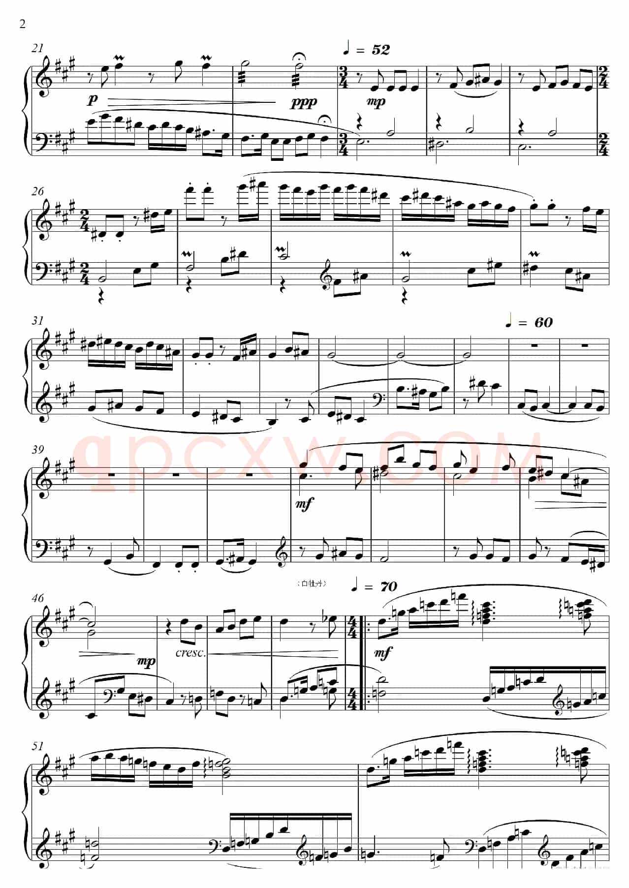 第23钢琴奏鸣曲“高甲缘”Piano Sonata No·23（三个乐章）