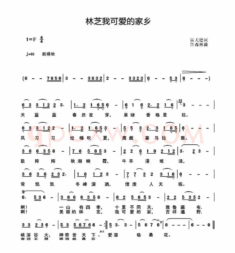 林芝我可爱的家乡 