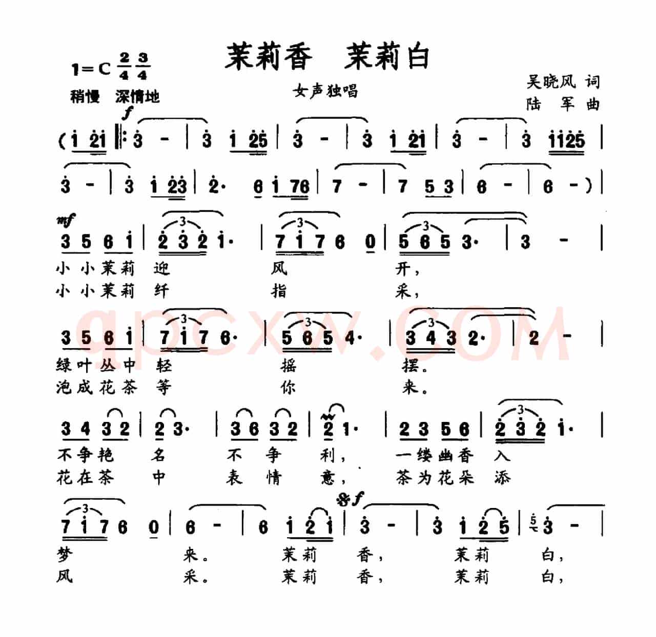 茉莉香 茉莉白