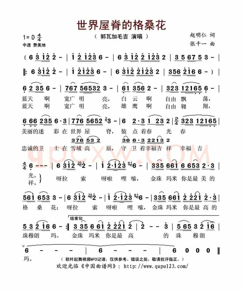 世界屋脊的格桑花