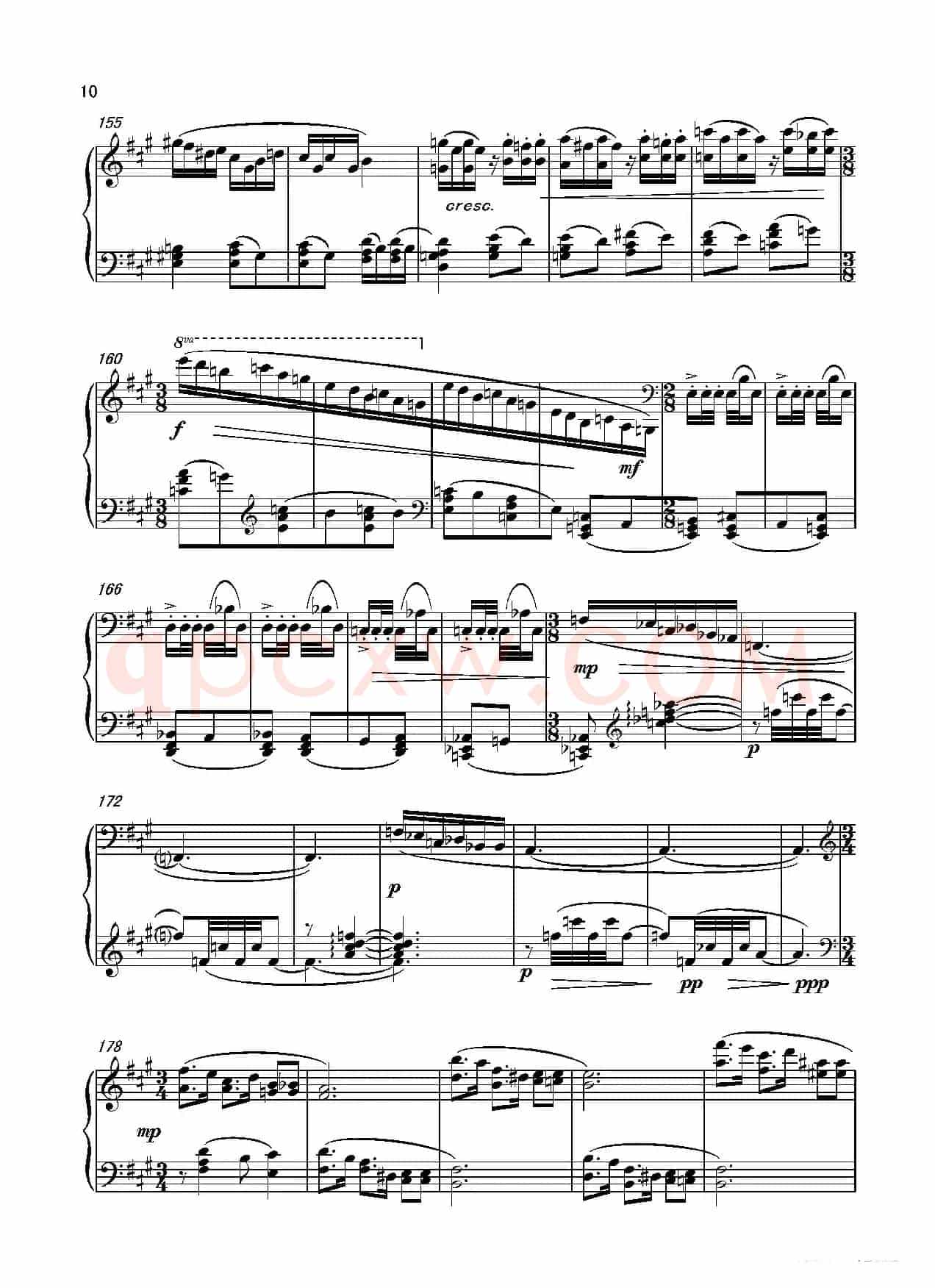 第六钢琴奏鸣曲Piano Sonata No.6（单乐章）