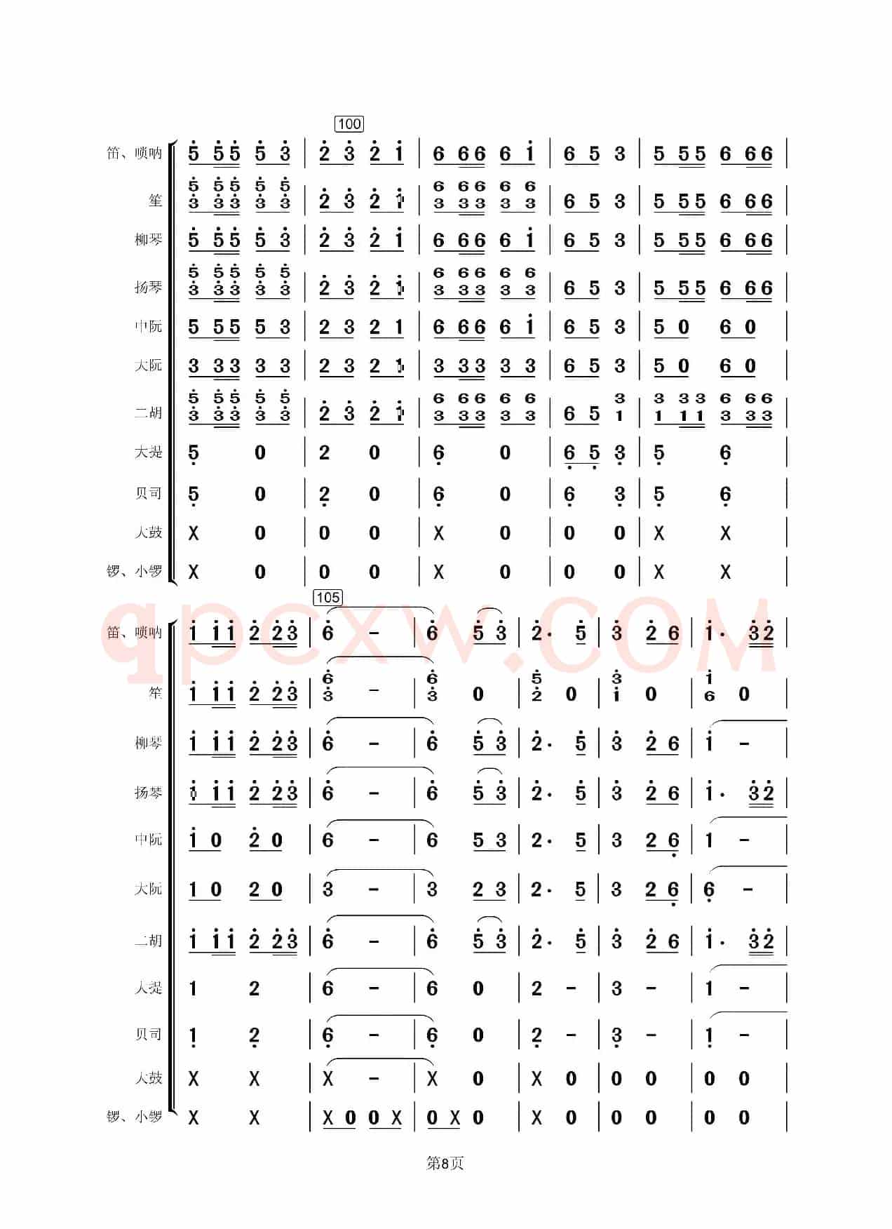 载歌载舞（民乐合奏总谱）
