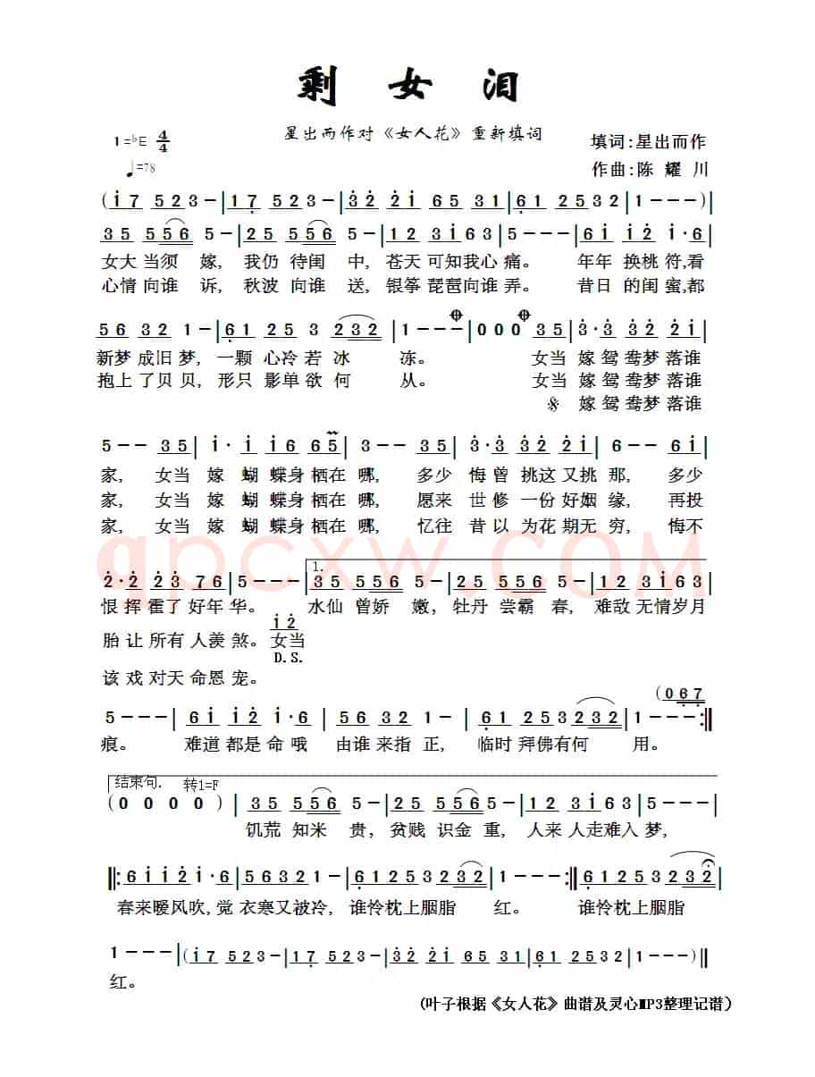 剩女泪