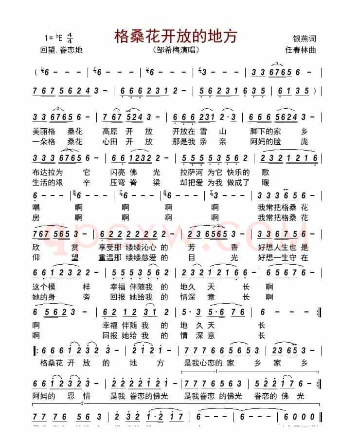 格桑花开放的地方
