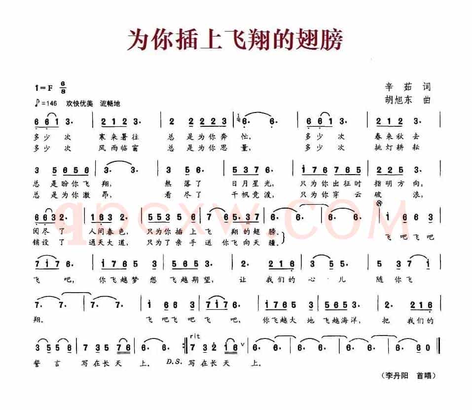 为你插上飞翔的翅膀