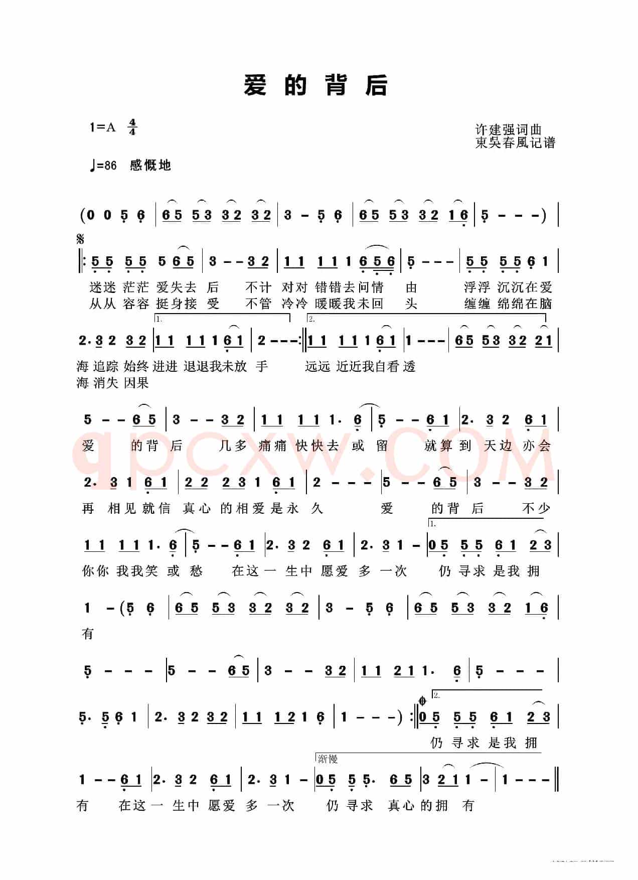 爱的背后