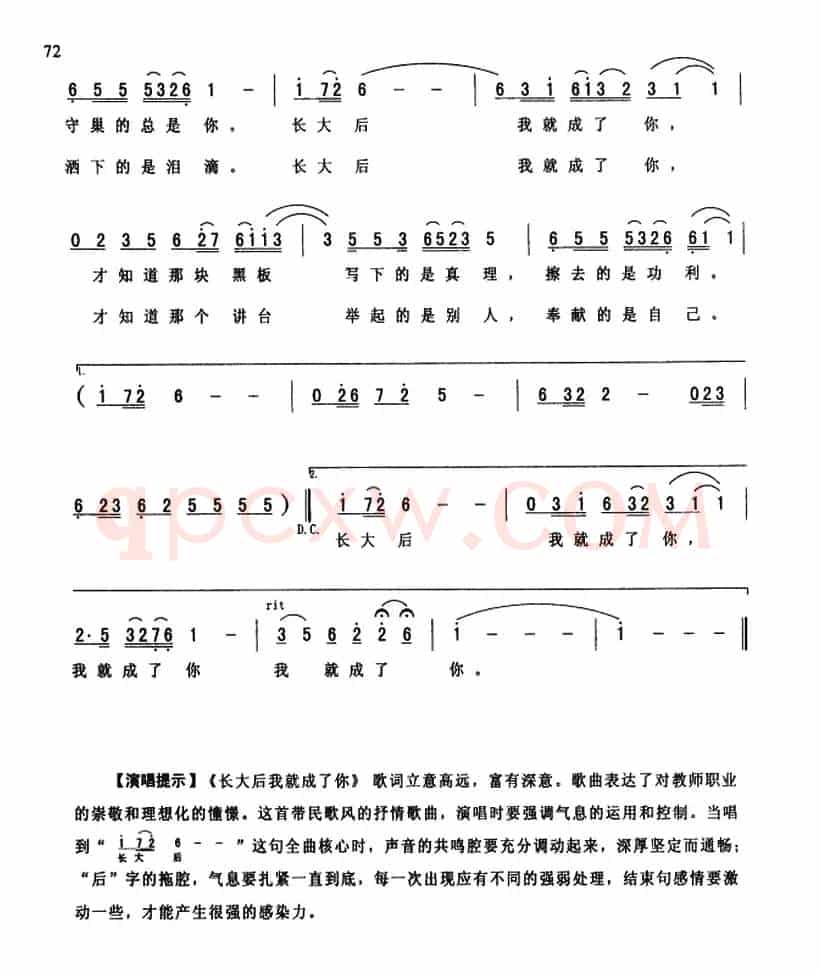 长大后我就成了你