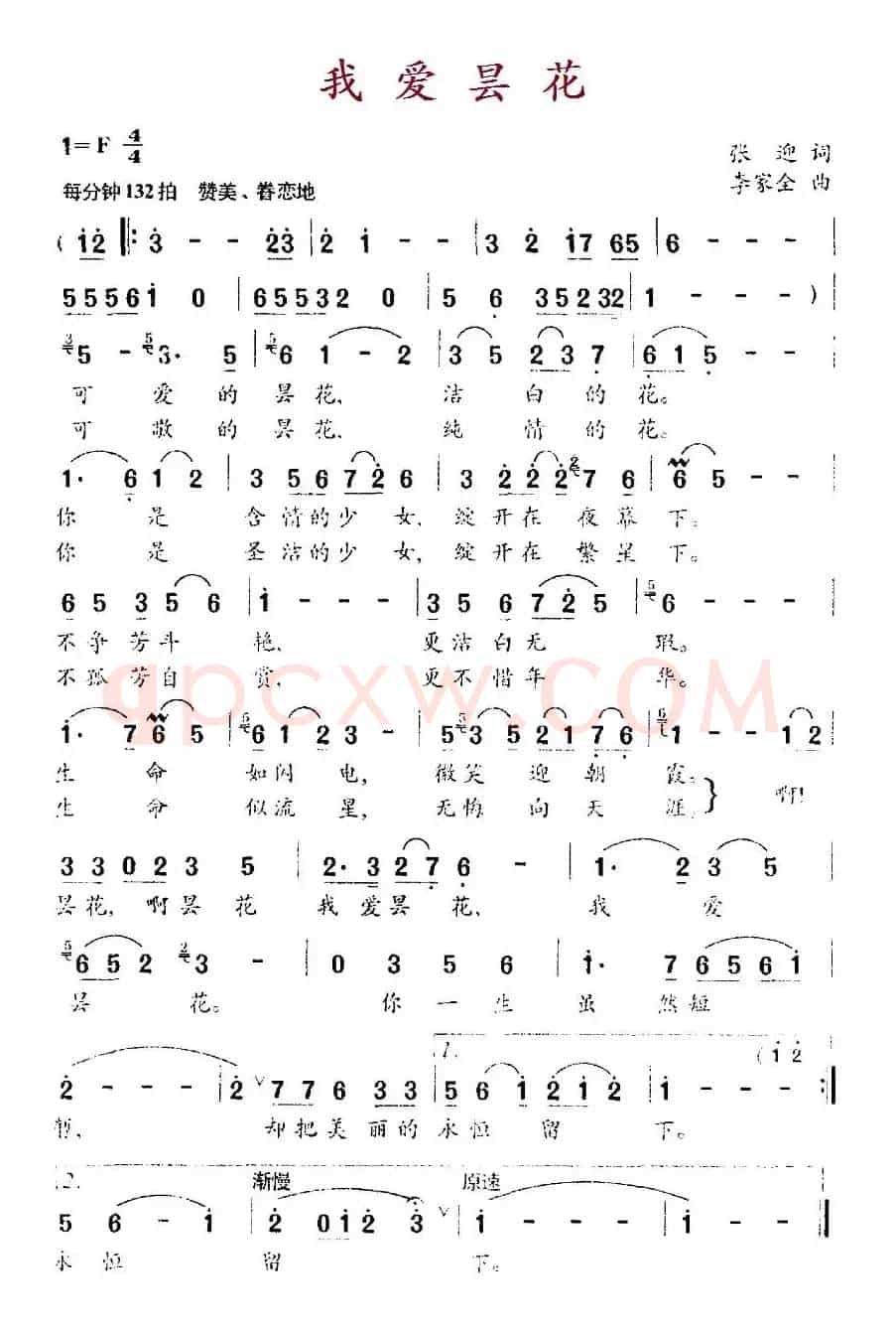 我爱昙花