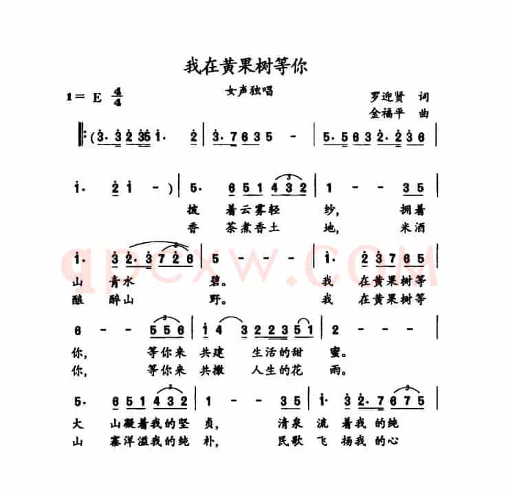 我在黄果树等你