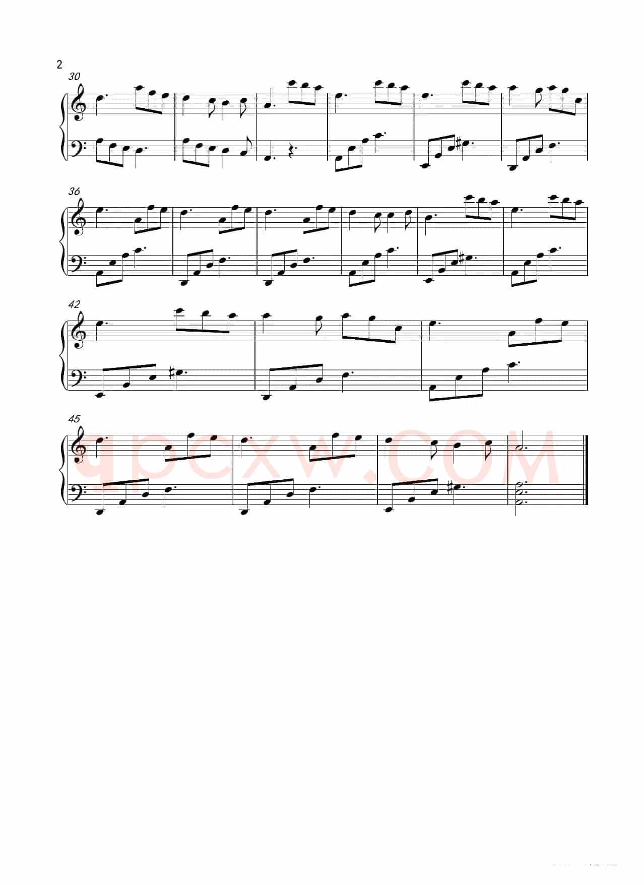 难忘的旋律（钢琴独奏曲）