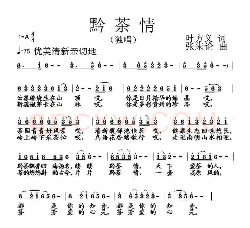 黔茶情