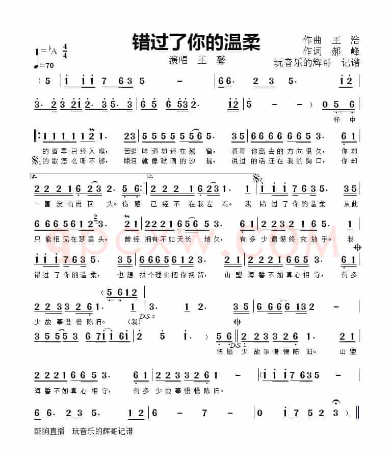 错过了你的温柔（王馨）