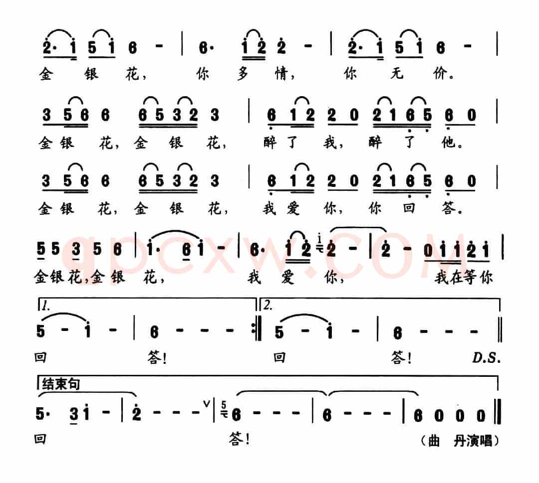 金银花（尹恒斌 李长远词 杜兴成曲）