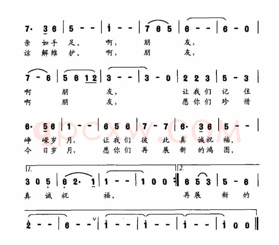 再见了，朋友