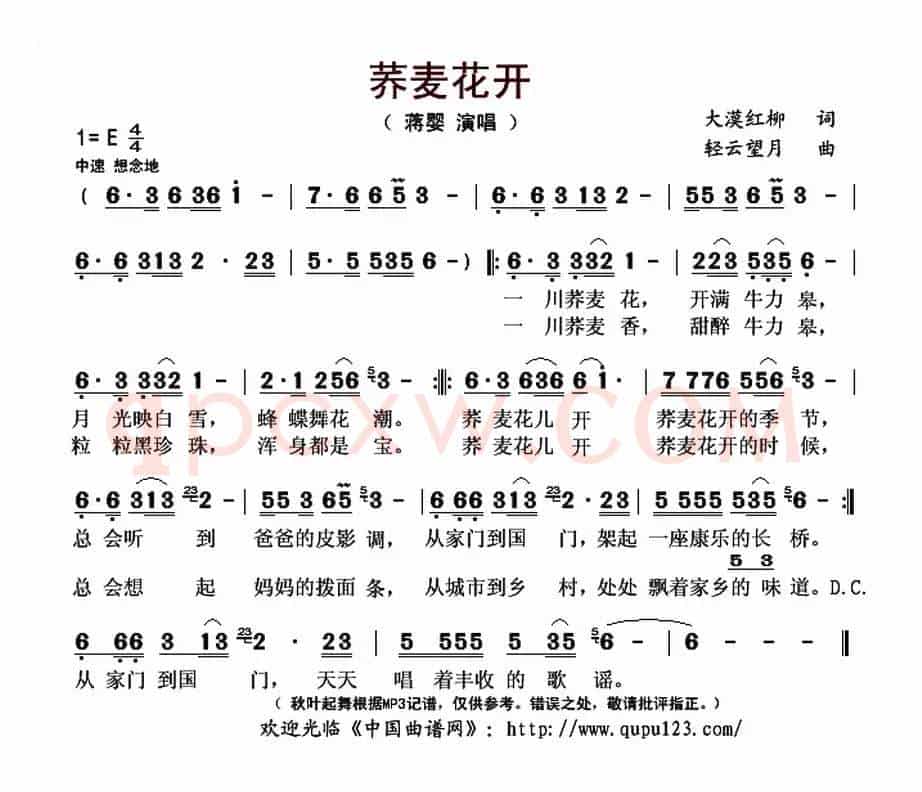 荞麦花开
