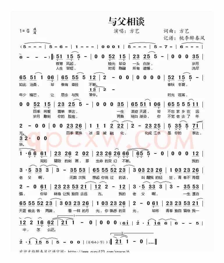 与父相谈