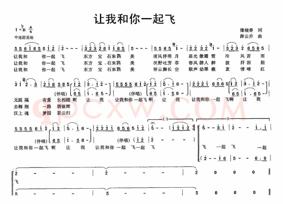 让我和你一起飞