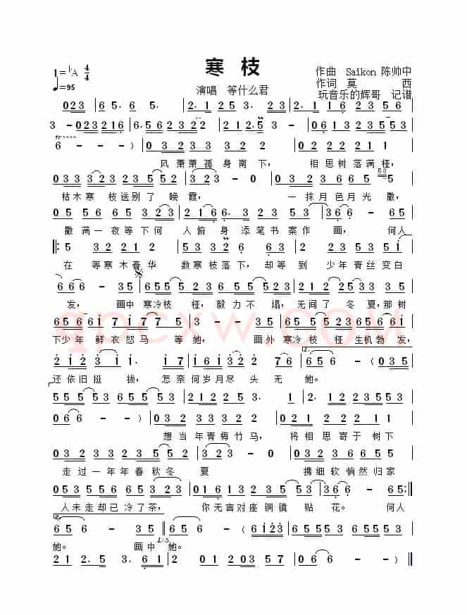 寒枝（等什么君）