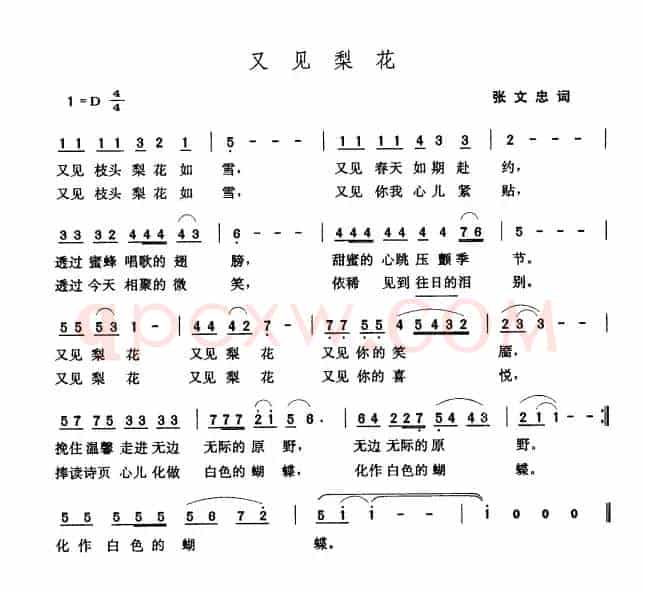 又见梨花