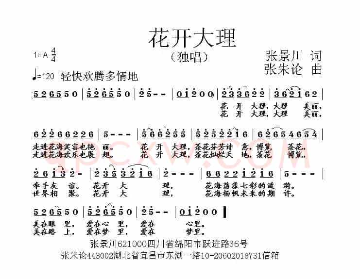 花开大理