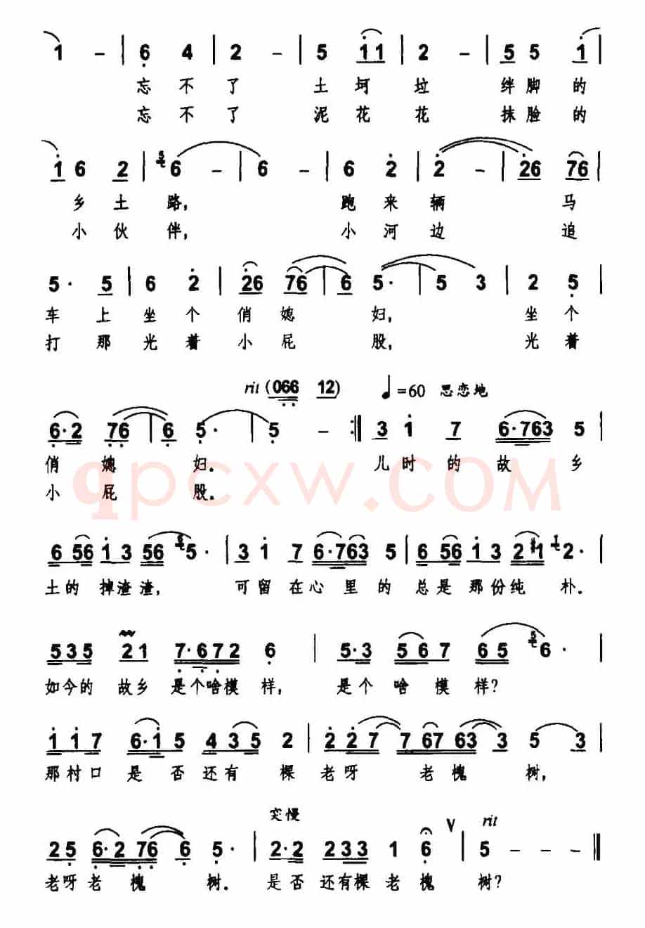 故乡那把土