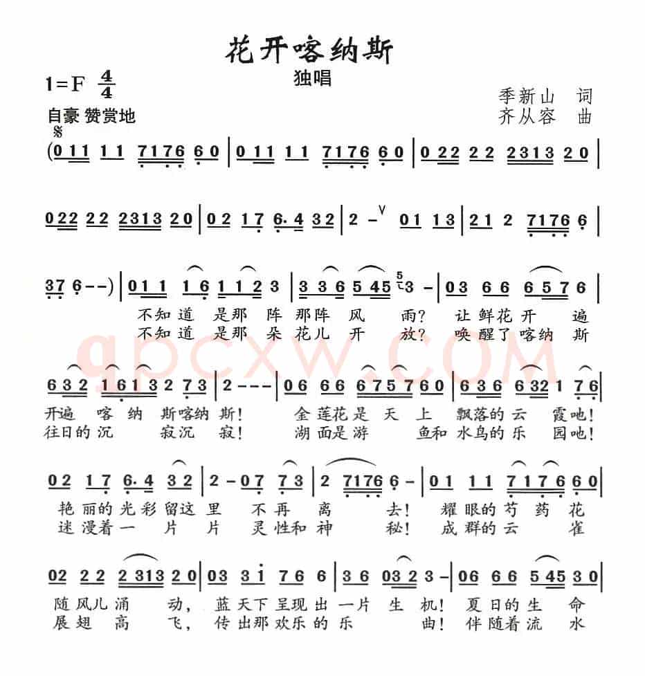 花开喀纳斯