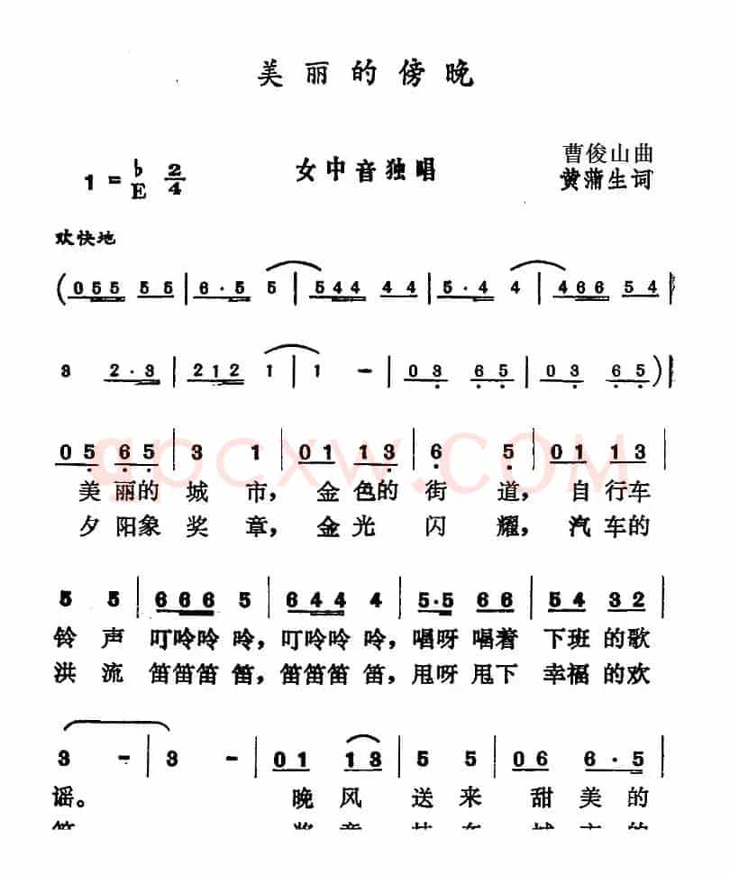 美丽的傍晚