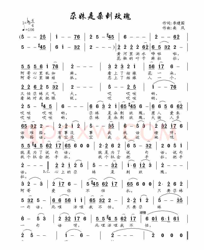 尕妹是朵刺玫瑰