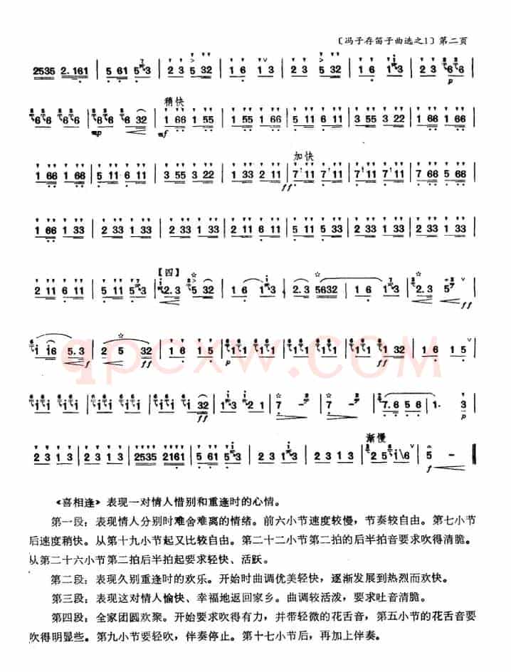 喜相逢（冯子存笛子曲选之1）