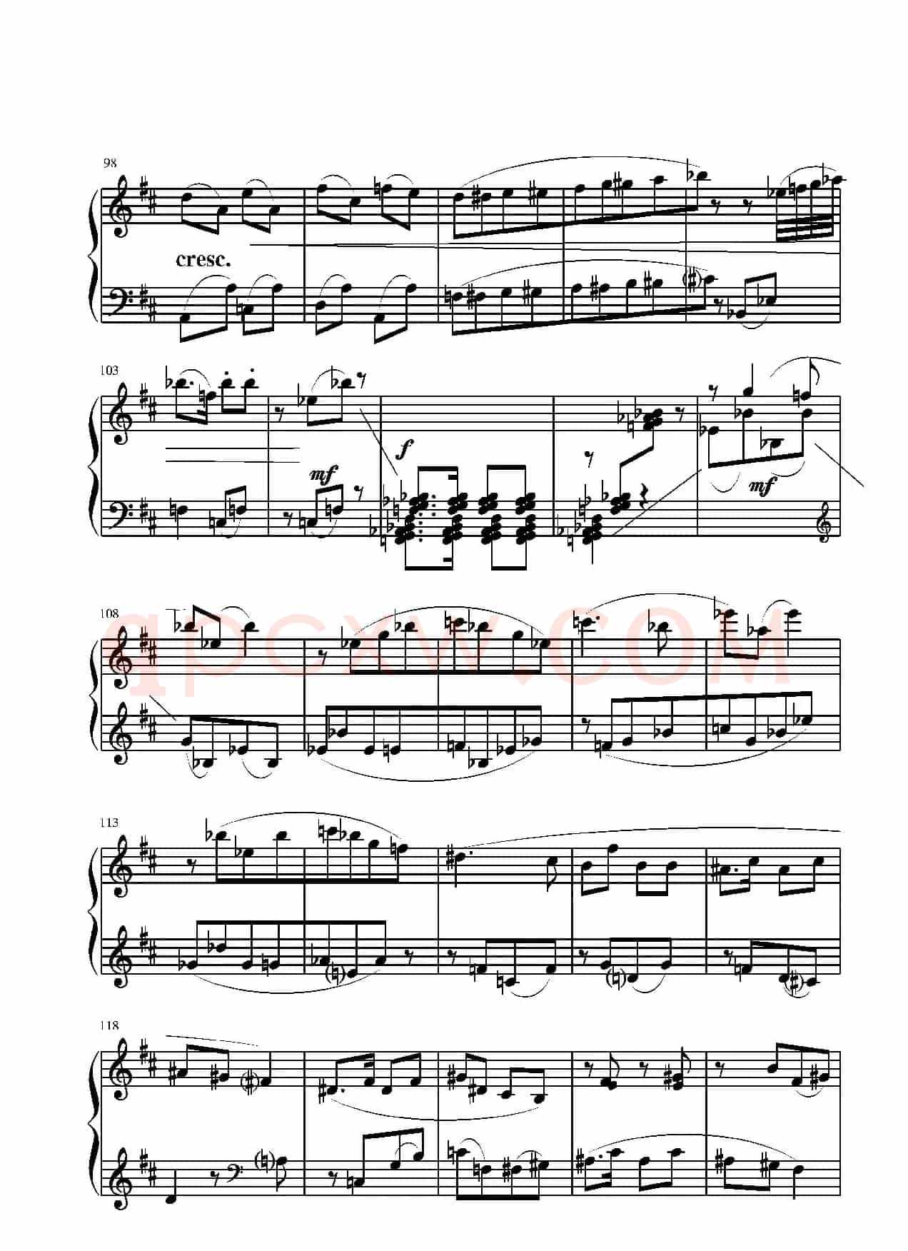 第二钢琴奏鸣曲(第三乐章)